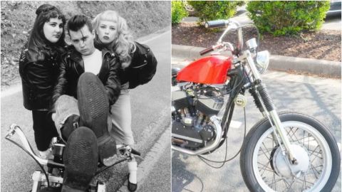Subastan la moto que Johnny Depp usó en ''Cry-Baby''
