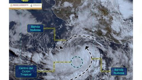Se forma la tormenta tropical “Blas” frente a las costas de Guerrero