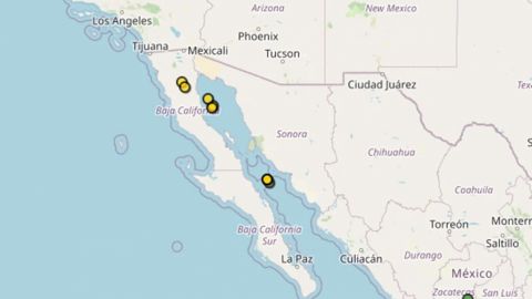 Baja California registra enjambre de sismos