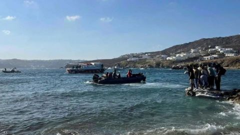 Rescatan a 108 migrantes en Grecia; 4 aún no son ubicados
