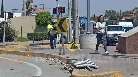 Peatones temen cada que pasan por el crucero Alba Roja y Lázaro Cárdenas