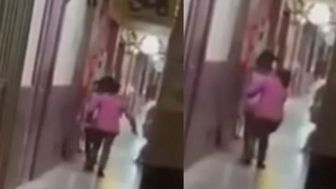 VIDEO: A cinturonazos, mamá saca a su hija de una fiesta