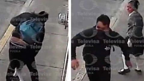 Cámaras de vigilancia captan a sujeto manoseando a niña en Puebla