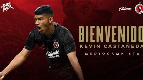 Kevin Castañeda es nuevo refuerzo del Club Tijuana