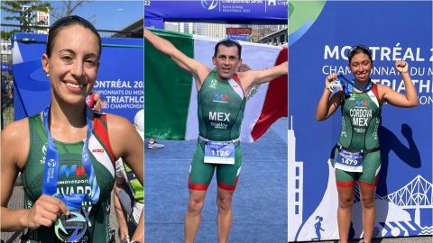 México suma múltiples medallas en el Mundial de Triatlón en Canadá
