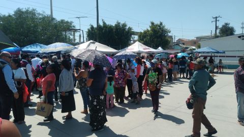 Se entregaron 50 despensas durante jornada de Bienestar en Tijuana