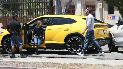 Con tan solo 10 años, el hijo menor de Ben Affleck choca un Lamborghini