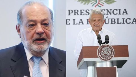 AMLO homenajea a Carlos Slim en Dos Bocas: 'El empresario más austero de México'