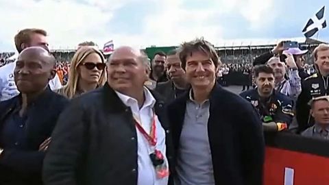 Tom Cruise celebró su cumpleaños al lado del papá de Checo Pérez