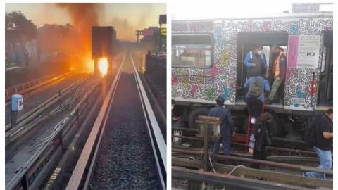 Se incendia tramo de la Línea 2 del Metro en CDMX y desalojan a pasajeros