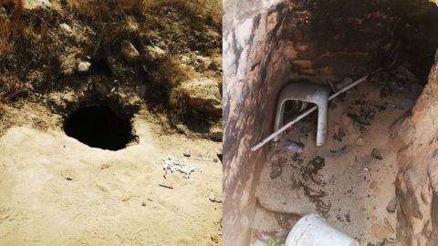 En una cueva en Tijuana localizaron a un hombre sin vida