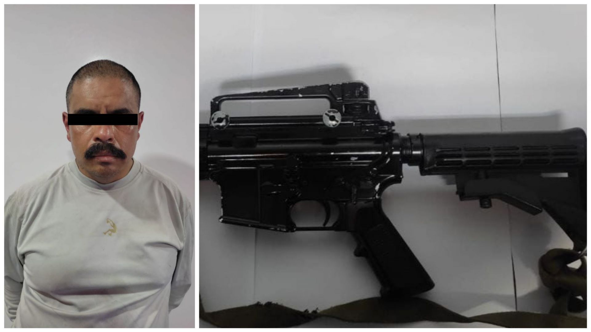 Detienen a hombre por amenazar a su pareja con un AR15