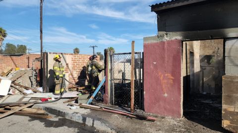 Por quema de basura se propagó incendio en Tijuana