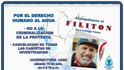 ¡Se logró! Juntan en 'Filitón' para la fianza del líder social Filiberto Sánchez