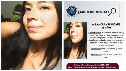 Piden ayuda para encontrar a Alejandra Villagómez de 26 años