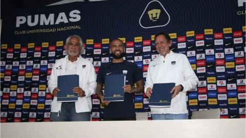 Dani Alves firmó contrato y es oficialmente nuevo jugador de Pumas