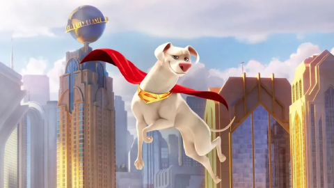 DC Liga de Supermascotas ocupa el primer lugar en taquillas en su estreno