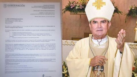 Por haber fallecido, Segob omite sanción para Obispo de Mexicali