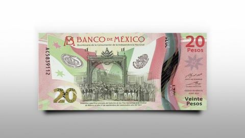 ¿Cuándo salen de circulación los billetes de 20 pesos?
