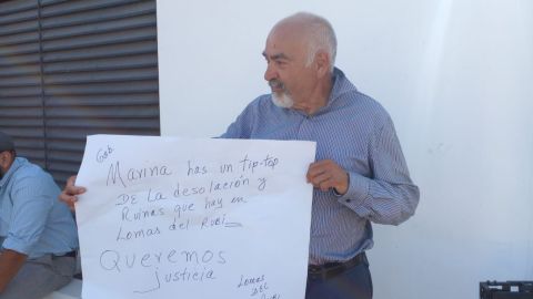 Exigen a Catalino Zavala no mas simulaciones con los afectados de Lomas del Rubí