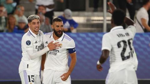 Real Madrid vence 2-0 al Eintracht y se queda con la Supercopa de Europa