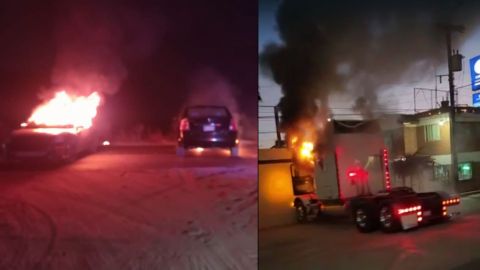 Reportan tres vehículos incendiados en Ensenada
