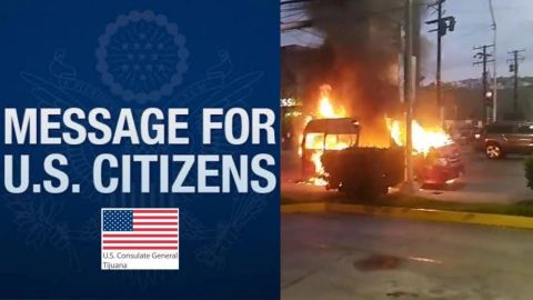 Consulado de EU pide a estadounidenses buscar refugio ante ola violenta en BC