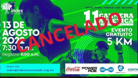 Tras jornada violenta, cancelan carrera atlética de INDEX Zona Costa BC