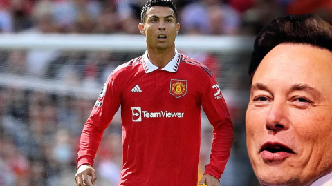 Elon Musk promete comprar al Manchester United para 'salvar' a Cristiano Ronaldo
