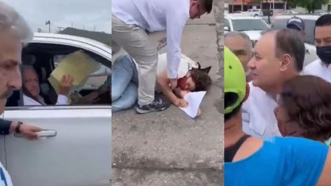 “Relájese, relájese”: mujer sufrió accidente por seguir a AMLO en Sonora