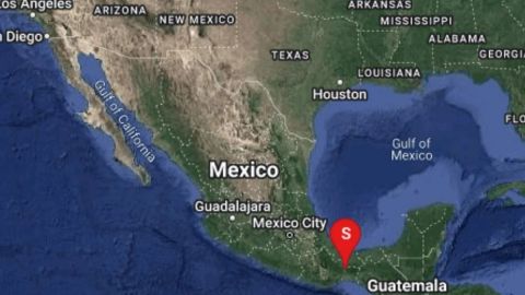 Se registra sismo de 5 grados de magnitud con epicentro en Oaxaca