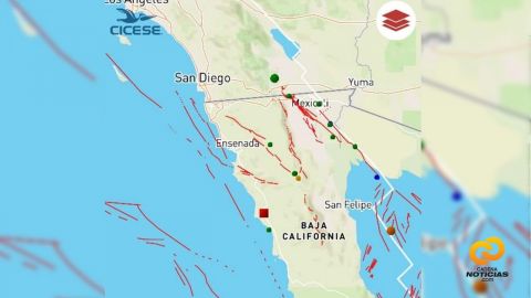Reportan sismo en Baja California