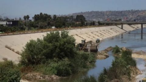 Invertirá federación 143 MDD para sanear agua del canal en Tijuana