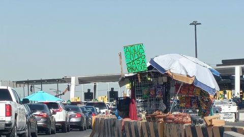 Comienza retirada de comerciantes ambulantes de Garita Centro de Mexicali