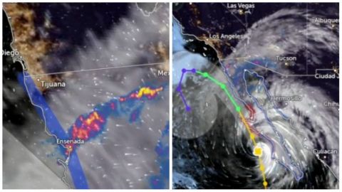Transcurrida la noche, Isla de Cedros continúa en Alerta Naranja por Kay