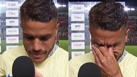 Jonathan Dos Santos rompe en llanto en plena entrevista; dedica gol a su papá