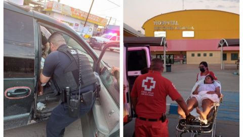 Atienden policías municipales de Mexicali parto en vía pública
