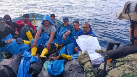 Detiene Marina embarcación con 1,700 kg de cocaína en Chiapas