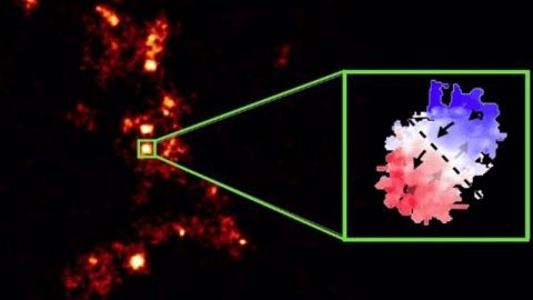Así luce un enjambre de galaxias excepcionalmente brillante
