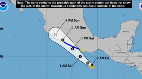 Alertan lluvias torrenciales por tormenta tropical "Lester" en Guerrero y Oaxaca