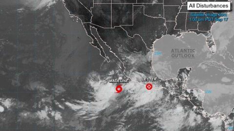 Se forma tormenta tropical Madeline; Lester se disipa sobre Guerrero