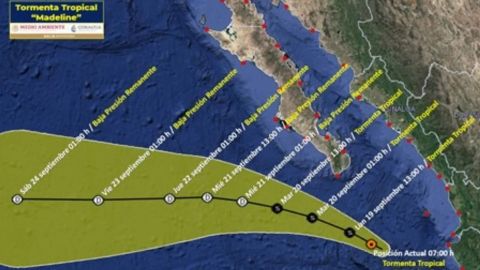 BCS entre los 7 estados afectados por la tormenta tropical Madeline