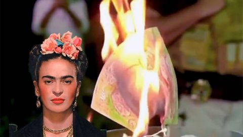 Queman obra de Frida Kahlo valuada en 10 mdd para convertirla en NFT