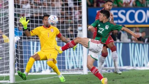 Aunque vence a Perú rumbo a Qatar 2022, Selección Mexicana no tiene gol
