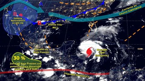 Tormenta ''Ian'' se fortalece a huracán categoría 1