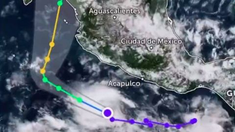 Se forma Depresión Tropical Dieciséis-E frente a Manzanillo; escalará a huracán