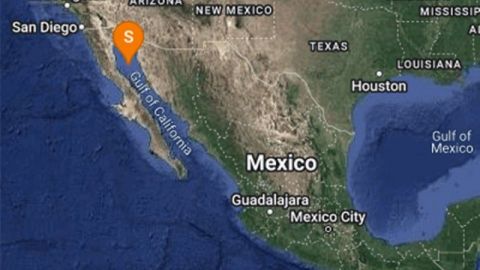 Se registra sismo de magnitud 4.1 al sur de Puerto Peñasco, Sonora
