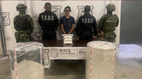 Incautan 900 Kilos de metanfetamina en Tijuana tras arresto y cateo