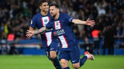 Messi marcó un golazo de tiro libre en victoria del PSG
