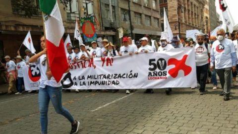 Marcha del 2 de octubre: Comité del 68 pide impedir la militarización del país